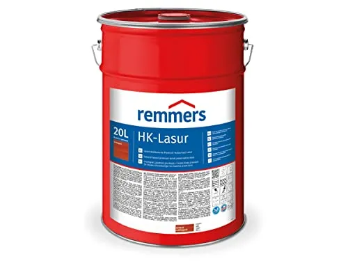 Remmers HK-Lasur 3in1 ebenholz, 10 Liter - Beizen – Exzellenter Holzschutz für Außen mit 3 Funktionen in einem Produkt: Imprägnierung, Grundierung & Lasur. Schützt vor Feuchtigkeit und UV-Strahlen.