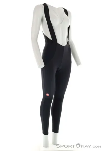Castelli Sorpasso RoS Bib Damen Bikehose – Schwarz – L - Optimale Performance für Winter-Radsportlerinnen: Die Castelli Sorpasso RoS Bib bietet Wärme, Schutz und Komfort mit innovativem Nano Flex 3G-Material und anatomischem Schnitt für beste Passform.