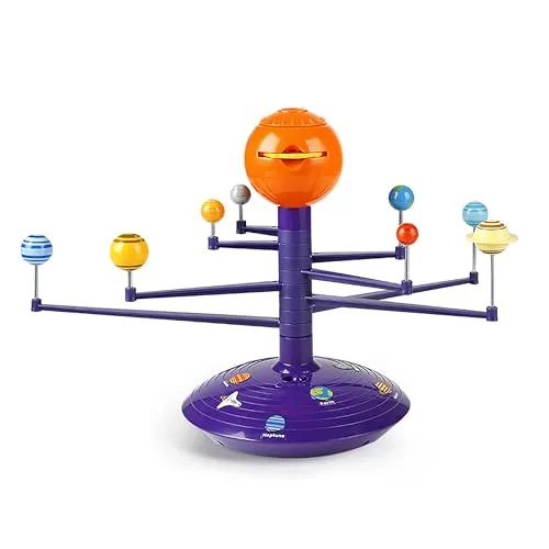 ScienceCan Drehbares 3D - Sonnensystem mit Projektor, Sprachausgabe in Deutsch und Englisch für Kinder ab 6 Jahren, fördert MINT-Interesse und Weltraumwissen