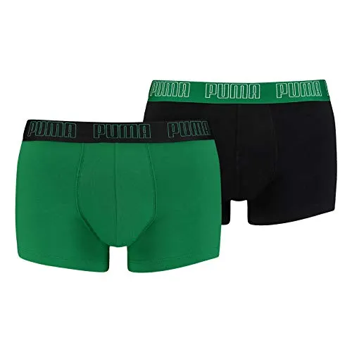 PUMA Herren Shortboxer Unterhosen Trunks 2er Pack, Wäschegröße:S, Artikel:-004 Amazon Green
