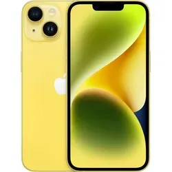 Apple iPhone 14 (128 GB) - Gelb, 6,1" Super Retina XDR Display, A15 Bionic Chip und beeindruckender 5G Mobilfunk für ultimativen Spaß und Leistung