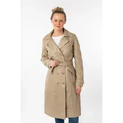 Mauritius Ledermantel GWTaruh OT - Femininer Leder-Trenchcoat mit Bindegürtel - Funktionsjacken, modischer Trenchcoat aus 100% Schafsleder, ideal für stilvolle Looks und vielseitige Kombinationsmöglichkeiten.