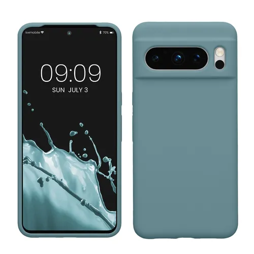kwmobile Handyhülle für Google Pixel 8 Pro Hülle, für Pixel 8 Pro Case - Hülle Silikon - kabelloses Laden - Antique Stone
