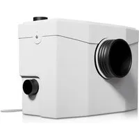 Juskys Hebeanlage mit Häcksler, 600 W - Wasserpumpen mit 3 Zuläufen und einer Förderhöhe von bis zu 7 m, ideal für effiziente Abwasserentsorgung.