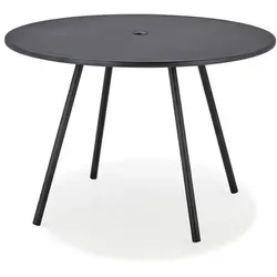 Tisch Area Cane-line Aluminium Lava grau, Designer Hee Welling, Gudmundur Ludvik, 73 cm