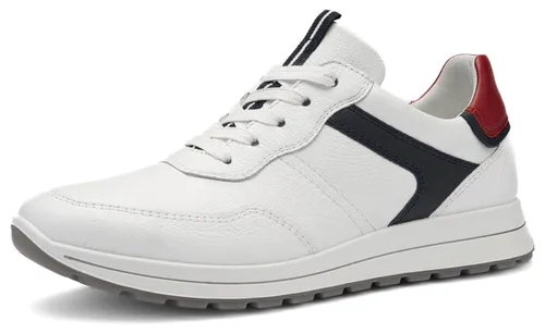 Ara Schnürer Matteo Schnürschuh blau/weiß 40 EU - Stylischer Schnürschuh für Freizeit und Alltag, aus hochwertigem Glattleder mit Frottee-Futter für angenehmen Tragekomfort. Ideal für einen modischen Auftritt.