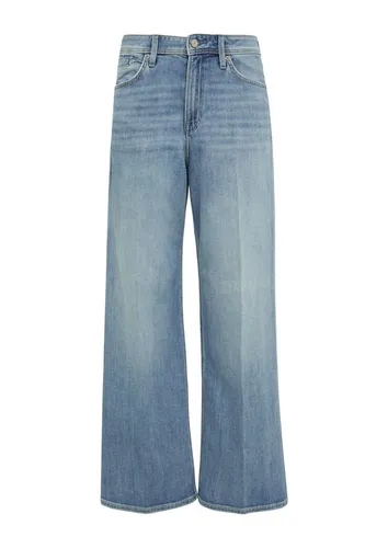 s.Oliver Jeans Suri - High Rise Wide Leg in Hellblau - Stylische Jeans im Regular Fit mit hohem Bund und weit geschnittenem Bein, perfekt für einen lässigen Look. 5-Pocket-Design und Gürtelschlaufen bieten Funktionalität und Style.