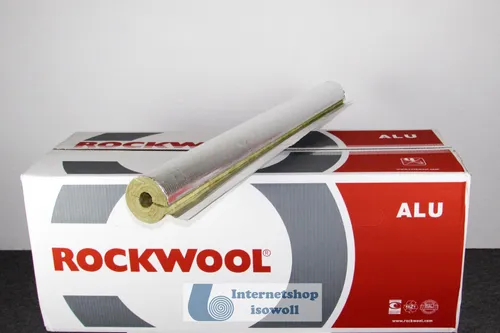1mtr. Steinwolleschale Rockwool R800 18/20 für Heizung / Sanitär / Solar