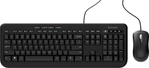 Incase Microsoft Wired Desktop 600 APB-00006 – Ergonomische Tastatur und Maus - Tastatur und Maus Set von Microsoft, bietet komfortable Nutzung und präzise Eingabe für effizientes Arbeiten.