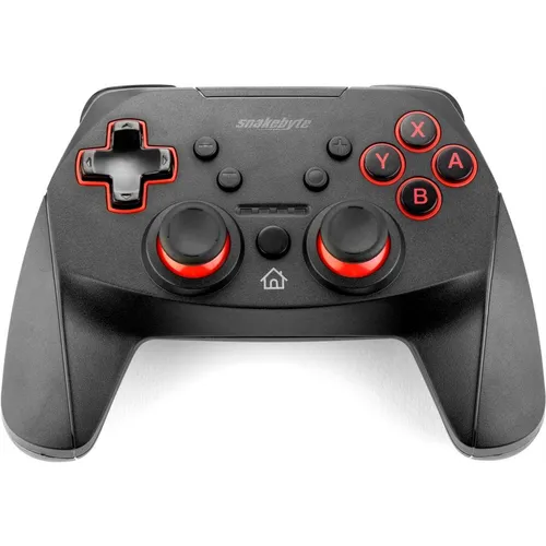 snakebyte NSW Game:Pad S Pro - Hochpräziser Gaming-Controller - Gaming-Zubehör mit Konsolen-Feeling, Bluetooth 3.0 für niedrige Latenz, duale Analog-Sticks und Vibrationsmotoren für intensives Gameplay.