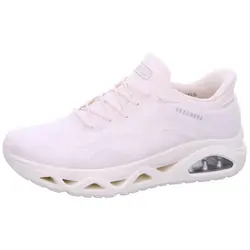 Skechers UNO Glide-Step Air Gliders Damen-Sneaker – Off White Mesh, Größe 41 EU - Bequeme Damen-Sneaker mit integriertem Luftkissen und Memory-Schaum für optimalen Tragekomfort, ideal für den täglichen Einsatz.
