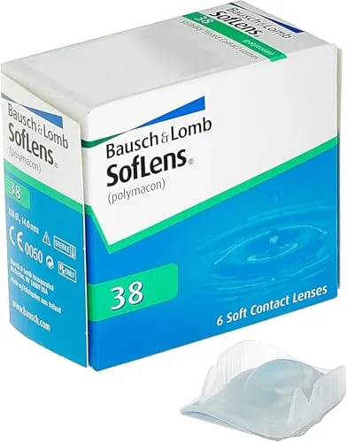 Bausch & Lomb SofLens® 38 Monatslinsen - 6er Box Bausch & Lomb SofLens 38, ideal für empfindliche Augen, bietet hohen Tragekomfort und hervorragende Sicht. Perfekt für lange Bildschirmarbeit und klimatisierte Räume.