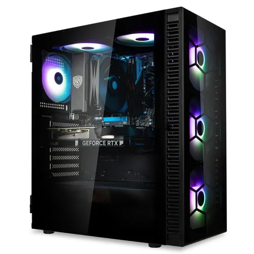 Meinpc AMD Ryzen 7 RGB Gaming-PC - PC-Systeme mit AMD Ryzen 7 5700G, 32 GB RAM und 500 GB SSD. Ideal für Gamer mit RGB-Beleuchtung und vorinstalliertem Windows 11 Pro – einfach anschließen und loslegen!