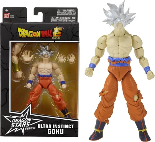 BANDAI Dragon Ball Super Figurine - Goku Ultra Instinct 17 cm - Games - Offiziell lizenzierte Goku-Figur mit 16 Gelenkpunkten, ideal für Sammler und Fans ab 4 Jahren. Inklusive Zubehör für kreative Spielmöglichkeiten!