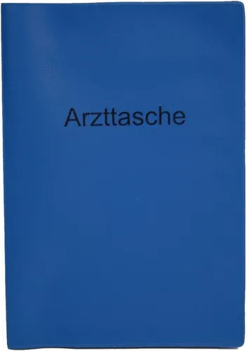 RNK Verlag Fächermappe Arzttasche A6 - Konferenzmappe für DIN A6, praktische Klapphülle mit Fächern für Chipkarten und Rezepte, ideal für Ärzte und medizinisches Personal.