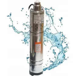 IBO Tauchpumpe 3,5'' SCR 1,8-50-0,5 - Edelstahl, 14m Kabel für effizientes Pumpen - Die IBO Tauchpumpe 3,5'' SCR 1,8-50-0,5 aus Edelstahl überzeugt durch hohe Effizienz und eine maximale Förderhöhe von 80 m. Ideal für vielseitige Anwendungen, von Haushalten bis zur Bewässerung.