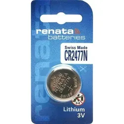 Renata CR2477N Lithium Knopfzelle mit Absatz 1er Verpackung
