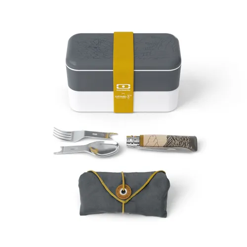 Opinel Monbento Lunch Kit - Essenbehälter im kompakten Design, ideal für unterwegs und perfekt für eine gesunde Mahlzeitenplanung.