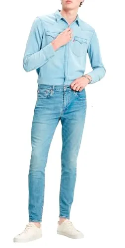 Levi's 512 Slim Taper Pelican Rust Herrenjeans - Hochwertige Jeans im Slim Taper Schnitt aus 100% Baumwolle, ideal für einen modernen Look in der Frühlings-Sommer-Saison.