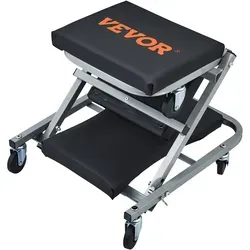 VEVOR Rollbrett 2 in 1 Werkstattliege - Werkstattrollbrett mit max. Kapazität von 300 lbs, ideal für komfortables Arbeiten in der Werkstatt oder Garage.