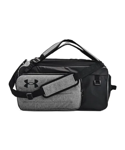Under Armour Contain Duffel Bags - Grau, Größe M - Reisetaschen für Unisex Erwachsene, strapazierfähige Duffle Bag mit viel Stauraum und stilvollem Design in Castlerock Medium Heather.