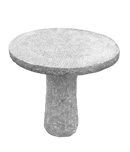 Dehner Granit-Tisch, rund, ca. Ø75/H75 cm, Grau - Gartentisch aus massivem Granit, wetterbeständig und langlebig – ideal für Garten, Terrasse oder Vorgarten. Genießen Sie unvergessliche Momente im Freien, generationsübergreifend!