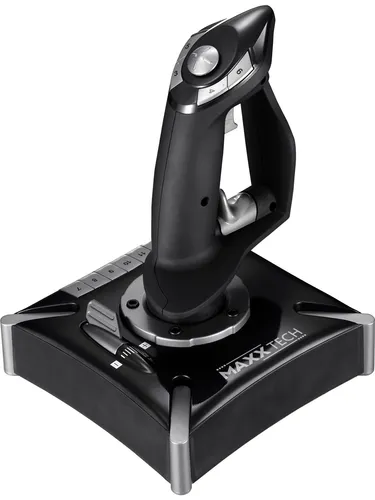Pro Flight Combo - Wired Joystick für PS4 - Gaming-Lenkräder mit 7 Achsen, 16 Tasten und präziser Sensitivitätsanpassung für ein realistisches Flugerlebnis auf PC, PS4 und Xbox.