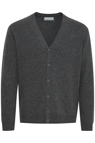 CASUAL FRIDAY CFKarl Herren Strickjacke - Stilvoller Cardigan aus 80% Lammwolle - Strickjacke für Herren in Regular Fit, perfekt für kühle Tage und gemütliche Anlässe, aus hochwertiger Lammwolle gefertigt.