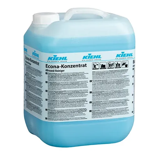 Kiehl Econa Konzentrat 10 L - Öko-Universalreiniger - Ökologischer Oberflächenreiniger, materialschonend und leistungsstark. Ideal für alle wasserfesten Oberflächen, trocknet schnell und hinterlässt ein streifenfreies Finish.