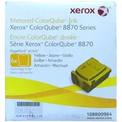 Original Xerox Tinte 108R00964 Gelb für ColorQube 8870/8880 - Hochwertige Original Tinte 108R00964 in Gelb für ColorQube 8870 und 8880. Garantiert brillante Druckergebnisse und zuverlässige Leistung für Ihre Druckbedürfnisse.