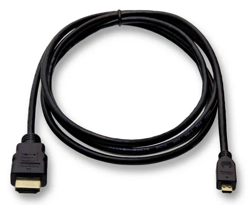 HDMI Kabel für Sony Alpha 6000 - Micro D - Länge 2m - vergoldete Kontakte