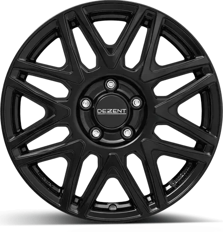 ALUFELGE DEZENT KH dark 6x16 5x118 ET 68 BLACK/POLISHED - Alufelgen mit elegantem Design, ideal für sportliche Fahrzeuge und optimalen Grip auf der Straße.