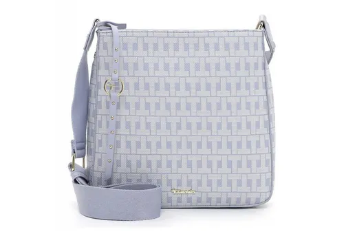 Tamaris Linn Crossbody Bag in Greyblue - Die Tamaris Linn Crossbody Bag überzeugt mit elegantem Design und ist das perfekte Accessoire für jeden Look. Ihr kompaktes Format und das klassische Logomuster machen sie zum Must-have. Maße: 24 x 24,5 x 6,5 cm.
