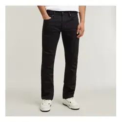 G-STAR RAW Herren Mosa Straight Jeans, Schwarz (Pitch Black D23692-B479-A810), 29W / 34L - Moderne Herrenjeans mit geradem Schnitt, Reißverschluss und verstärkten Taschen. Hoher Tragekomfort und stilvolles Design für jeden Anlass. Ideal für den Alltag oder besondere Anlässe.