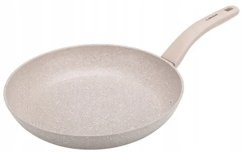 Galicja GRANITA 26 cm Bratpfanne mit Marmor-Antihaftbeschichtung - Hochwertige Bratpfanne mit rutschfestem Griff, ideal für gleichmäßiges Braten. Die 26 cm große Pfanne bietet eine langlebige Antihaftbeschichtung und ist für alle Herdarten geeignet. Spülmaschinenfest für einfache Reinigung.