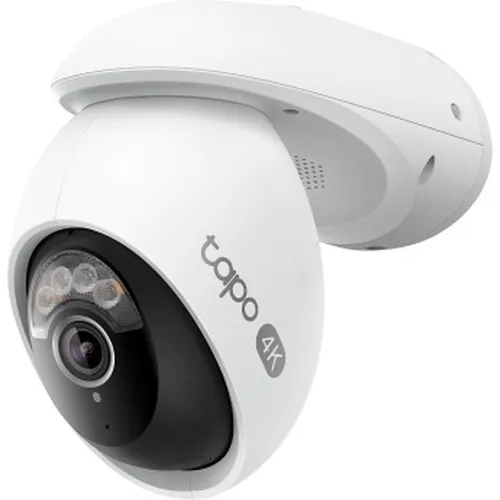 TP-Link Tapo C560WS 4K Überwachungskamera - IP-Kamera mit 4K Auflösung und 360-Grad Drehfunktion für optimale Sicht im Garten, inklusive Nachtsicht in Farbe dank Sternenlicht-Sensor.