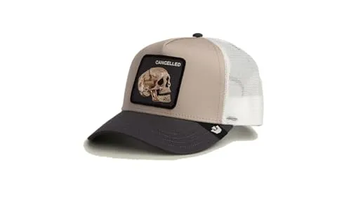 GOORIN Bros. Trucker Cap The Cancelled Skull - Multicolor - Stylische Trucker Cap mit einzigartigem Totenschädel-Motiv, ideal für den Alltag. Hergestellt aus 57% Polyester und 43% Baumwolle, bietet sie hohen Tragekomfort und eine perfekte Passform.
