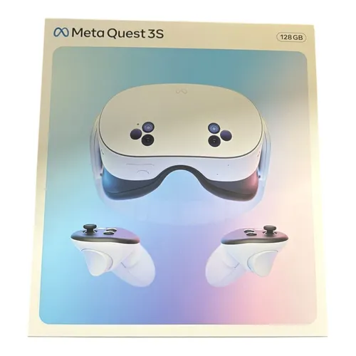 Meta Quest 3S 128GB - Kabellose VR-Brille mit Mixed Reality, inklusive Touch Plus Controller und über 500 Spielen im Meta Quest Store