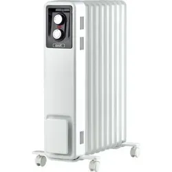 EWT Öko-Radiator NOC eco 25M - 2500W ohne Öl, frostgeschützt - Öl Radiatoren mit 2500W Heizleistung, ideal für Hobbyräume und Altbauwohnungen. Frostschutz und Kippschutz sorgen für Sicherheit und Komfort.