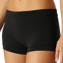 Schiesser Unique Cotton Boyshort Schwarz Baumwolle X-Large Damen