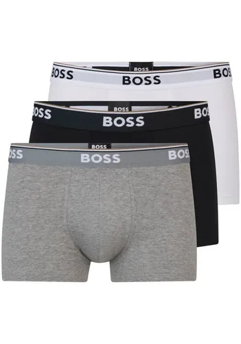 Boss Power Trunk Boxershorts Herren (3-pack) - XXL, bequemer Sichtbarer Elastikbund und mittlere Bundhöhe für optimalen Tragekomfort