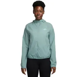 Nike Damen Laufjacke TRAIL REPEL HOODED JACKET 36 - Ultraleichte, wasserabweisende Jacke für wechselhafte Trainingsbedingungen, mit praktischer Packmöglichkeit und belüfteter Kapuze für optimale Atmungsaktivität.