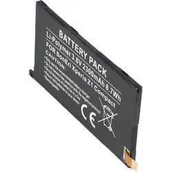 Akku passend für den Sony XPERIA Z1 Compact Akku 1274-3419.1, 1ICP4/53/88, LIS1529ERPC - Schwarz