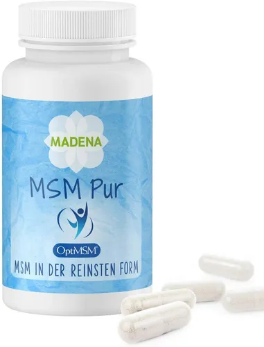 MADENA MSM Pur OptiMSM Methylsulfonylmethan 90 Kapseln Nahrungsergänzungsmittel