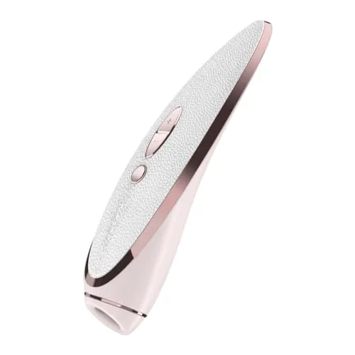 Vibrator Satisfyer Luxury Prêt-À-Porter, Klitorissauger mit Druckwellen und Vibration, Auflegevibrator für Sie, Klitorisstimulator, Sexspielzeug für Frauen und Paare wiederaufladbar