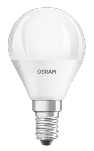 Osram LED BASE 5er-Pack E14 5W 470Lm Warmweiß - Hochwertige Osram LED Leuchtmittel im 5er-Pack, ideal für die Allgemeinbeleuchtung. Mit sofortiger Lichtleistung, geringer Wärmeentwicklung und hoher Schaltfestigkeit von 100.000 Zyklen.