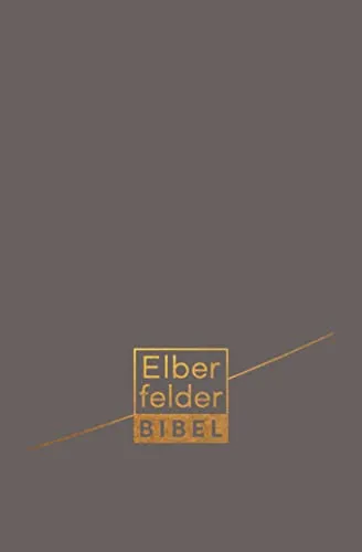 Elberfelder Bibel - Taschenausgabe aus Leder - Bibelausgaben, hochwertige Lederausgabe für unterwegs, ideal für den täglichen Gebrauch und spirituelle Inspiration.