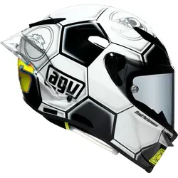 AGV Pista GP RR Catalunya 2008, Integralhelm - Weiß/Schwarz/Neon-Gelb - XL