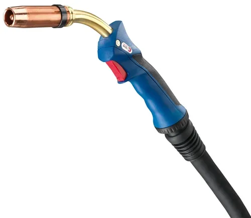 Binzel Schweißbrenner MB 401D 5m GRIP Standard - MIG/MAG-Schweißbrenner mit 5m Schlauchpaket, ideal für präzise Schweißarbeiten und hervorragenden Grip für maximalen Komfort.