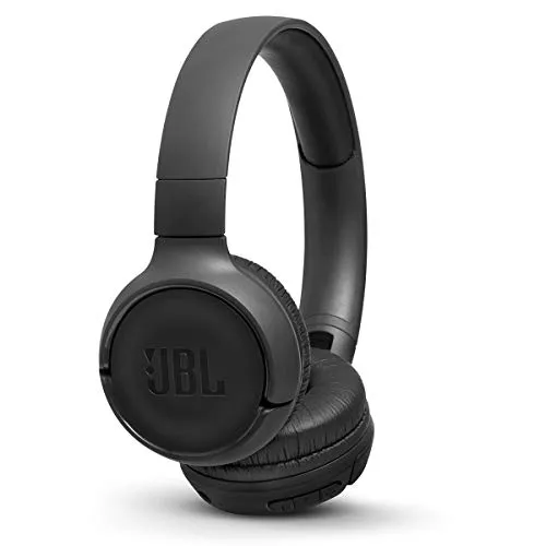 JBL Tune 500BT Headset, kabellos, Schwarz - Kabelloses On-Ear Headset mit klarer Klangqualität von 20-20.000 Hz, ideal für Musikliebhaber und unterwegs.